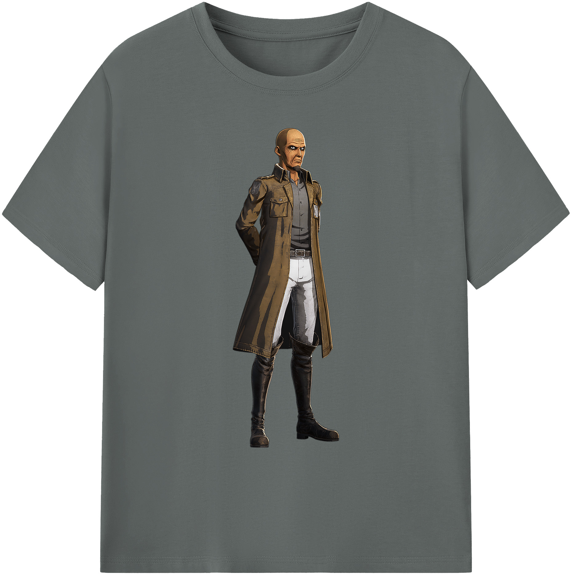 （画像用） 進撃の巨人 Attack on Titan 綿100％ メンズ半袖Tシャツ｜肌触りやわらか＆通気性